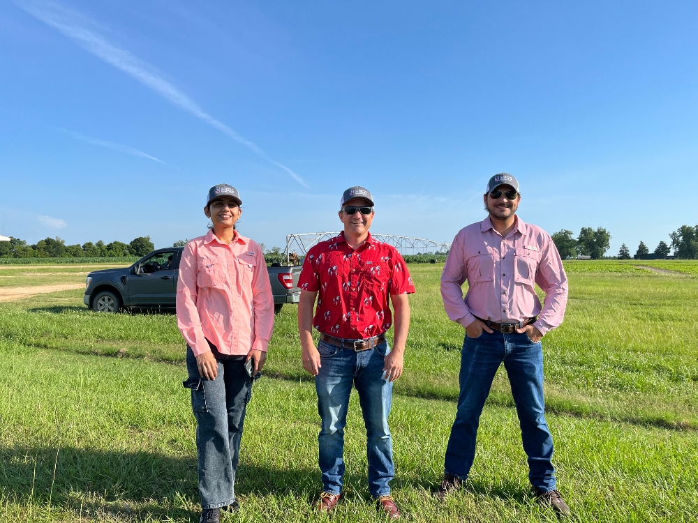 SoGA Vegetable Lab team at Field Day in Tifton, June 2024.
