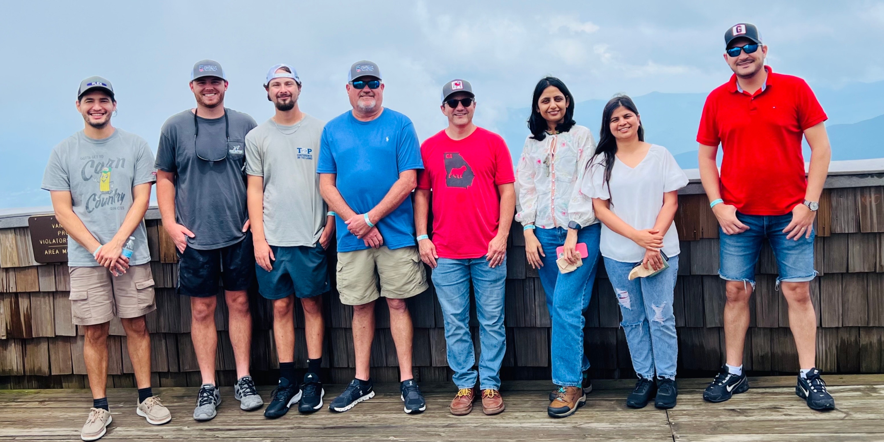 A group shot of the South Georgia Vegetables lab team members.